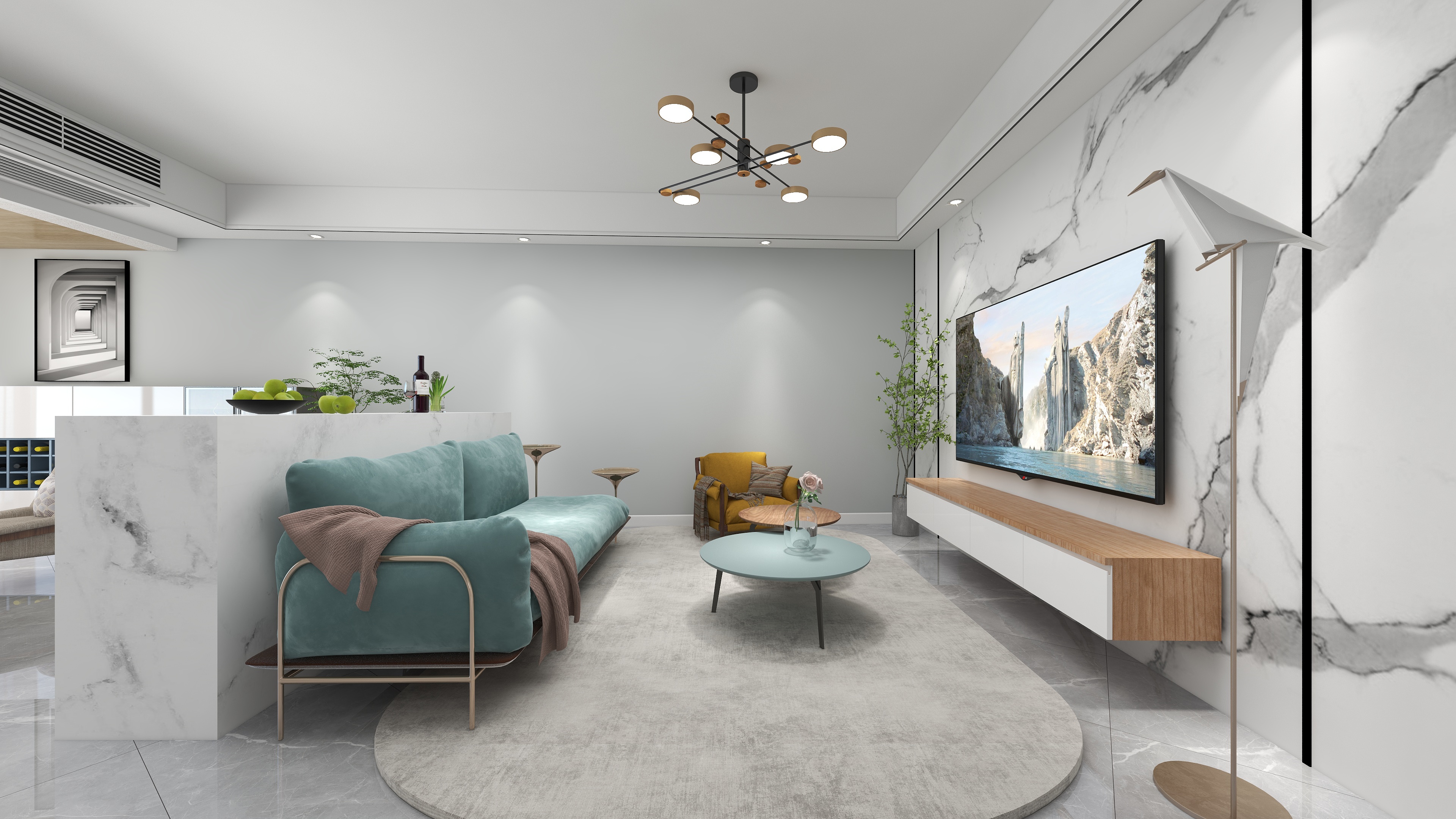 南寧新房裝修-現代簡約風-客廳 南寧新房裝修-現代簡約風-客廳