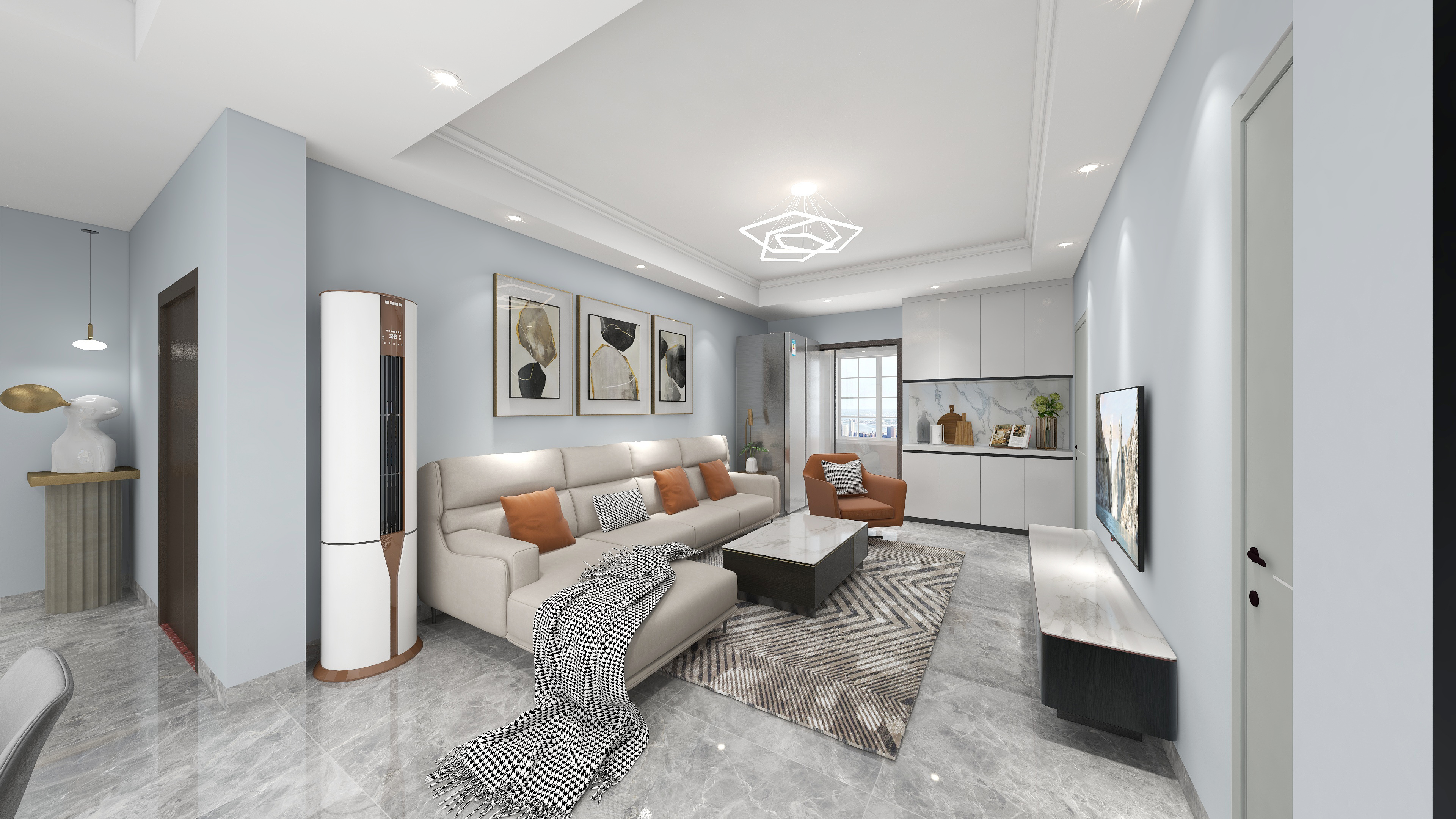 南寧新房裝修-北歐風-客廳 南寧新房裝修-北歐風-客廳