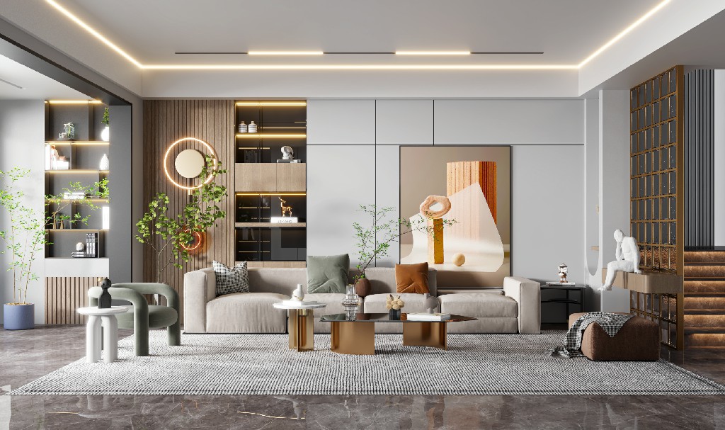 南寧新房裝修-現(xiàn)代風(fēng)格-客廳 南寧新房裝修-現(xiàn)代風(fēng)格-客廳