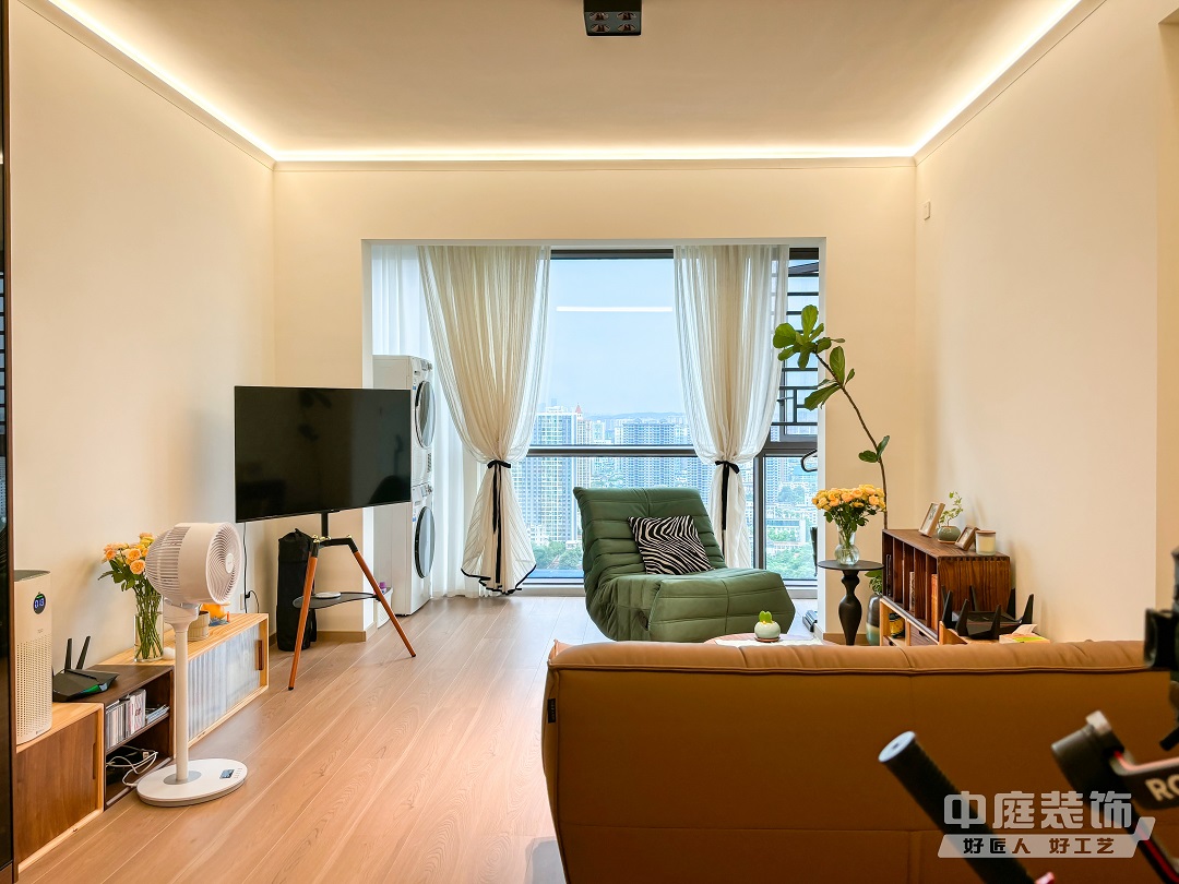 南寧新房裝修-現代原木風-客廳 南寧新房裝修-現代原木風-客廳