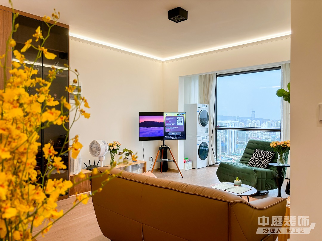 南寧新房裝修-現代原木風-客廳 南寧新房裝修-現代原木風-客廳