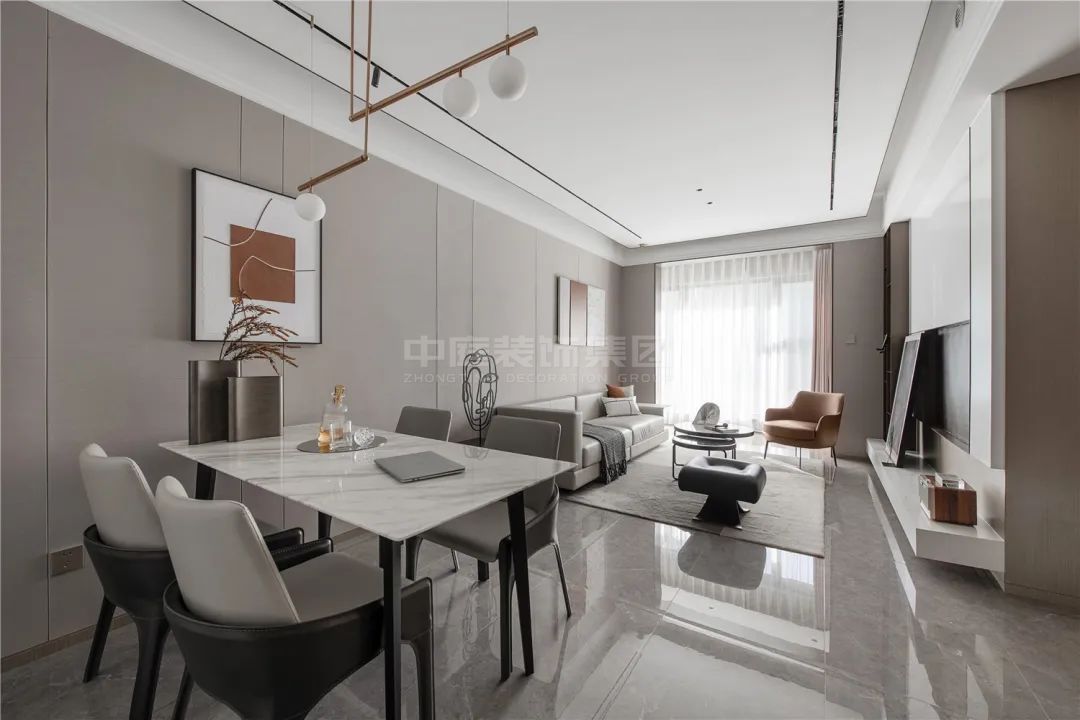 金陵世家110m&sup2;現(xiàn)代三房風格